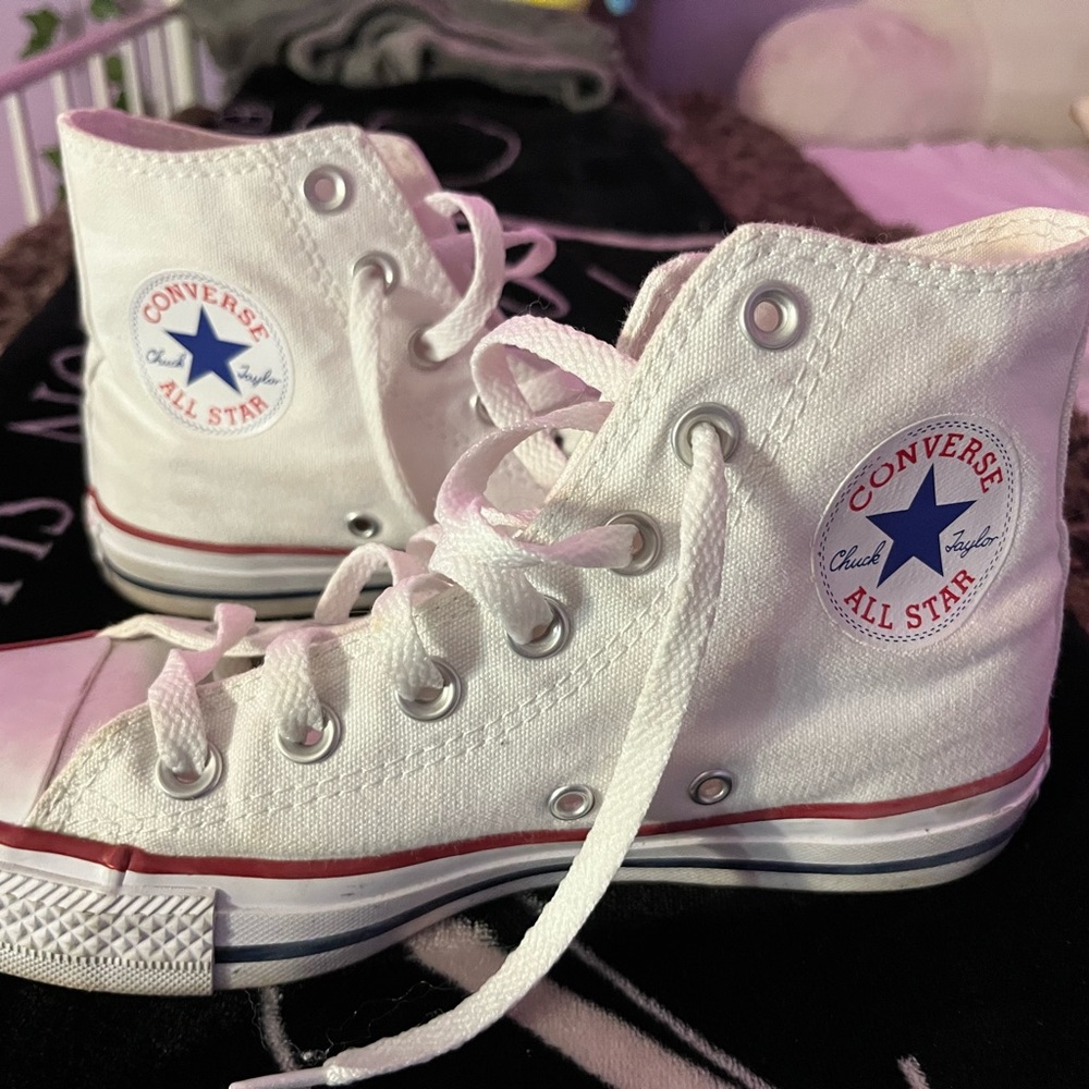 White high top converse